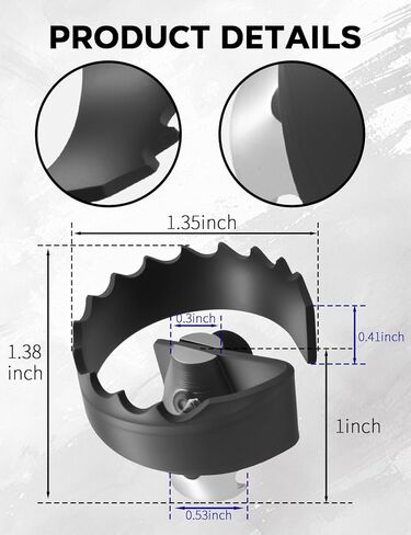 قاطع حلزوني مقاس 2 بوصة مناسب لآلات الصرف Ridgid K-50 K-400 K-3800، مناسب لكابلات c-4 c-6 c-7 c-8 c-9 المقسمة استبدال T-209 63025 in Kuwait
