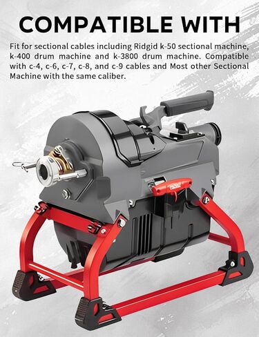 قاطع حلزوني مقاس 2 بوصة مناسب لآلات الصرف Ridgid K-50 K-400 K-3800، مناسب لكابلات c-4 c-6 c-7 c-8 c-9 المقسمة استبدال T-209 63025 in Kuwait