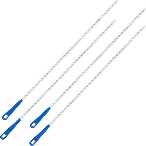 4 عبوات من أدوات إزالة شعر تصريف الثعبان، فرشاة تنظيف مرنة طويلة بطول 17.7 سم، فرشاة تصريف المجاري، مزيل انسداد المصارف، مزيل سدادة الدش للأنابيب المنحنية والثقوب الرفيعة in Saudi Arabia