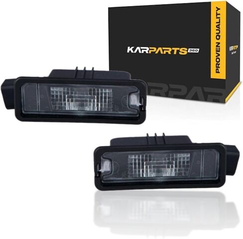 Carlights360: لـ 2011-2016 Volkswagen EOS لوحة ترخيص ضوء السائق أو جانب الركاب | قطعة واحدة | ث/مصابيح خلفية - بديل لـ VW2870108 in Saudi Arabia