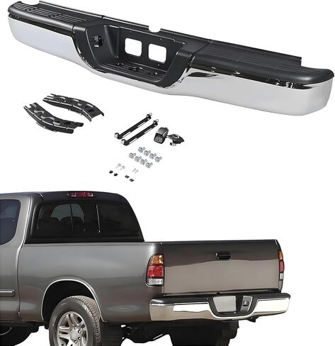 المصد الخلفي PENSUN لشاحنة تويوتا تندرا بيك اب 2000-2006 ، استبدال المصد الخلفي من الفولاذ الكروم OEM # TO1103107 in Kuwait