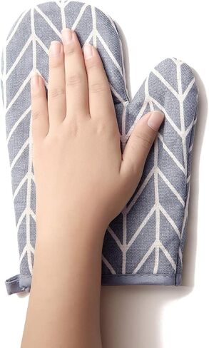 WinChange Oven Mitts and Potholders BBQ Gloves-Oven Mitts and Pot Holders Sets with Recycled Cotton Infill Silicone Non-Slip Cooking Gloves for Cooking Baking Grilling (4-Piece Set,Grey) in Saudi Arabia