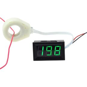 bayite DC 5-120V 400A Mini Digital Current Voltage Amp Meter Gauge with Hall Effect Sensor Transformer