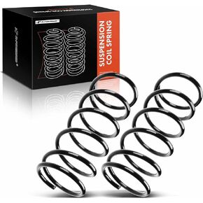 A-Premium 2Pcs Rear Suspension Coil Spring Set Compatible with Nissan Pathfinder 2000 2001 2002 2003 2004, Driver and Passenger Side, Replace# 550202W601, 550204W900