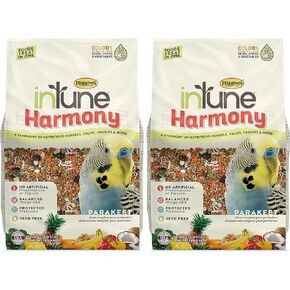 Higgins 2 Pack of Intune Harmony Parakeet Food, 2 Pounds Each2