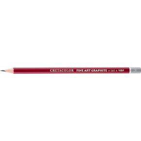 CRETACOLOR Fine Art Red Graphite Pencil, 2H, 1 Count (Pack of 1)