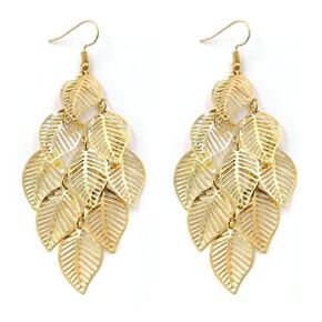 Dangle Earrings for Women Girls Handmade Boho Lightweight Long Drop Chandelier Leaf Earrings Dangle Drop Earrings Jewelry Gifts for Thanksgiving Christmas Valentine's Day Anniversary Mother's Day