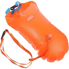 Swim Buoy Dry Bag Swim Safety Float Keep Gear Dry Swim Buoy Float for Open Water, Boating Kayaking Fishing Rafting Swimming Training and Camping