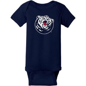 UGP Campus Apparel NCAA Primary Logo, Team Color Infant Creeper Bodysuit, College, University