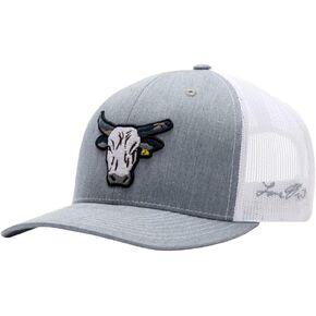 Lane Frost Grey Youth Bully Cap Grey