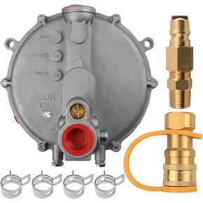 Regulator Generator 039-122 for IMPCO Style Low Pressure Gas Regulator Converter Forklift LP with Clamps