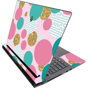 Mighty Skins Skin for Alienware M17 R3 (2020) & M17 R4 (2021) - Golden Bubbles | Protective Viny wrap | Easy to Apply and Change Style | Made in The USA