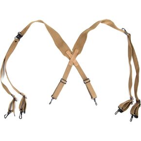 WW2 US M-1936 Suspenders X Shape Strap Webbing Canvas