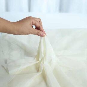 FAYADA Bouquet Wrapping Paper, Korean Cotton Wrapping Flower Paper,Withdrawable Lining Paper,40 Small sheets Non-Woven Waterproof Flower Bouquet Wrapping Paper for Fresh Flowers(White)