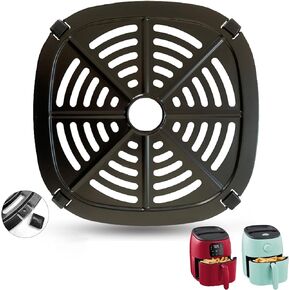 2.6QT Air Fryer Crisper Plate for DASH Tasti-Crisp Electric Air Fryer Oven, Upgraded Nonstick Air Fryer Rack Grill Pan Plate Insert Grate Shelf Grid for Dash 2.6QT Air Fryers, Dishwasher Safe
