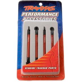 Traxxas 7118X Push Rods Aluminum Red Anodized, 1/16 Revo VXL, 4-Piece, 254-Pack