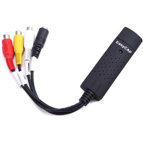 EasyCAP USB 2.0 Cable Adapter Audio Video Grabber Capture Card Windows 7 8