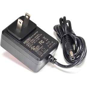 [2-Pack, UL Listed] SOLTECH 12V 1A 12W Power Supply Adapter, AC 100-240V to DC 12Volt 1000mA Universal Adapter Cord for Samsung Wisenet Night Owl Lorex Q-See Swann CCTV Security Camera LED Lights