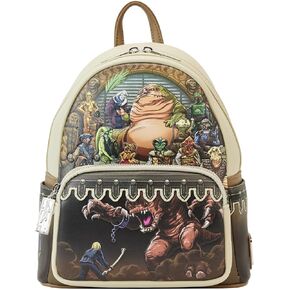 Star Wars Return of the Jedi 40th Anniversary Jabba's Palace Scene Loungefly Mini Backpack Standard