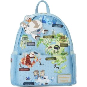 Loungefly Avatar The Last Airbender Map of the Four Nations Mini Backpack
