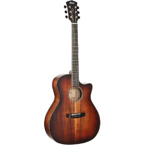 Cort 6 String Acoustic-Electric Guitar, Right, Open Pore Light Burst (COREGAOPLB)
