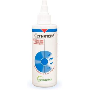 Vetoquinol Cerumene Ear Cleansing Liquid for Dogs and Cats, 4oz