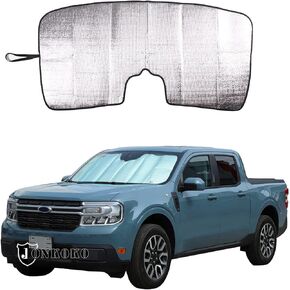 Car Windshield Sun Shade for Ford Maverick 2022-2024 Truck Car Foldable UV Ray Reflector Auto Front Window&Full-Window Glass Sun Shade (Front Glass sunshade-1pc)
