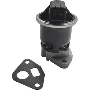 EGR Valve EGV576 18011PLMA01 18011PLMA00 with Gasket for (1.7L L4 Only) 2001-2005 Honda Civic 2002-2003 Civic GX 2001-2005 Civic EX HX 2004-2005 Civic LX DX 2004-2005 Civic Value Package Black