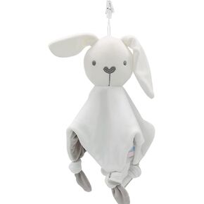 Baby Security Blanket Baby Lovey Blanket Bunny with Tags, Soft Baby Comfort Toys for Sleep Snuggle Blanket for Toddler Nowborn