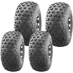 WANDA Set of 4 Utility ATV tires 22.5x10-8 & 25x12-9 for 05-16 John Deere GATOR TS/TE 4x2