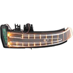 Front Left Side Door Rearview Side Wing Mirror LED Turn Signal Light No.A2129067401 Indicator Blinker Lamp for Mercedes W204 2007-2014