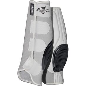 Professional's Choice Equine Ventech SlideTec Skid Rear Leg Boot | Prevents Burns During Sliding Stops | Pair | Short or Standard Size
