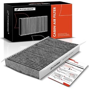 A-Premium Cabin Air Filter with Activated Carbon Compatible with Land Rover LR3 2005-2009, LR4 2010-2016, Range Rover Sport 2006-2013, Replace# JKR500020