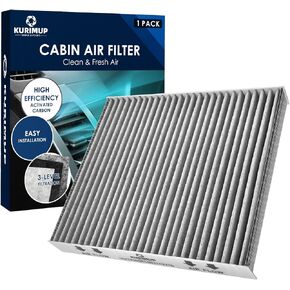 Premium Cabin Air Filter with Activated Carbon,Replacement for CF12160, Fit for Hyundai Tucson/Veloster N/Venue/Veloster/Kona, Kia Soul/Sportage.
