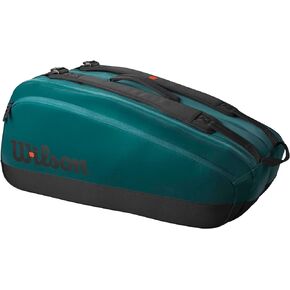 WILSON Blade V9 Super Tour Tennis Racket Bags - Green/Black