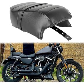 Motorcycle Rear Passenger Pillion Pad Seat for Sportster XL1200 883 72 48 2010-2015