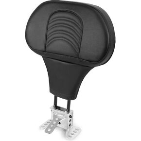 Driver Backrest For Harley Touring 2009-2024, Adjustable Plug-In Riders Backrest For Road Glide Street Glide Road King Electra Glide Ultra Limited Classic Replace P/N Mounting Kit 52589-09A