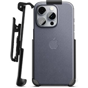 ClipMate Belt Holster, Designed for Apple Clear Case - iPhone 15 Pro Max (Holster Clip Only - Case is Not Included) (Clear Case)
