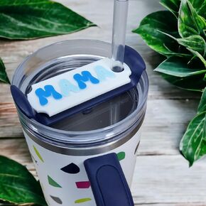 MAMA Stanley Tumbler Tag - 40 oz Quencher SNUG FIT- Celebrate Mother's Day (Pink)