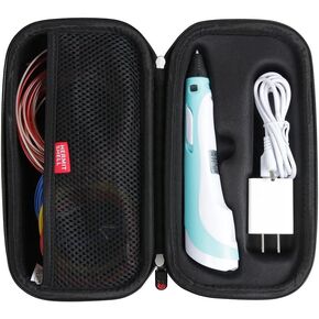 Hermitshell Hard Travel Case for SCRIB3D P1 3D Printing Pen (Black)