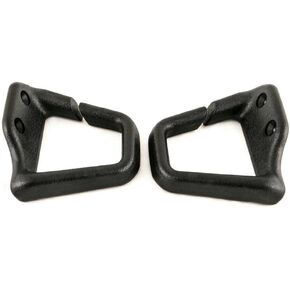 2 Pcs 16817202 16817203 Convertible Ebony Black Seat Belt Shoulder Guides Replacement Compatible with Camaro Firebird 1993-2002