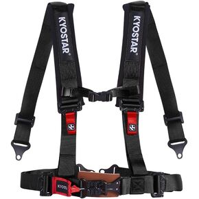 Kyostar 4 Point Harness with 2" Ultra Soft Heavy Duty Shoulder Pads Blue