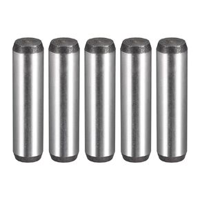 uxcell 1/4-Inch x 1-1/2-Inch Dowel Pins, Heat Treated Alloy Steel for Extra Hardness, Bright Finish and Accurate Alignment 5pcs