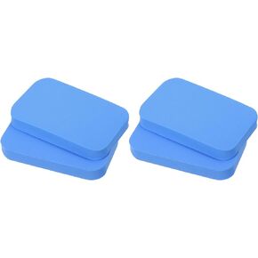 PATIKIL Table Tennis Rubber Care Sponge, 4 Pack Ping Pong Paddle Cleaning Sponge Racket Pat Cleaner, Blue