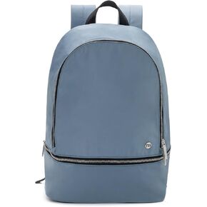 حقيبة ظهر Mum's Memory City Adventurer للنساء والرجال خفيفة الوزن للكلية ومضادة للماء للسفر وحقيبة ظهر كاجوال مقاس 16.5 بوصة للكمبيوتر المحمول (أسود) in Kuwait