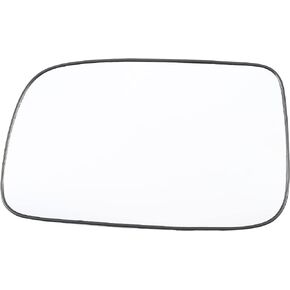 X AUTOHAUX Car Rearview Left Driver Side Heated Mirror Glass Replacement W/Backing Plate for Toyota Prius 2004-2009