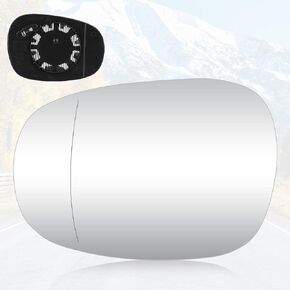 Youxmoto Driver Left Passenger Right Side Heated Mirror Glass Fit For BMW 125i 128i 135i 135is 320i 325i 328i 335i xDrive 335is 2009 2010 2011 2012 2013, w/Backing Holder, fit 51167252893 51167252894