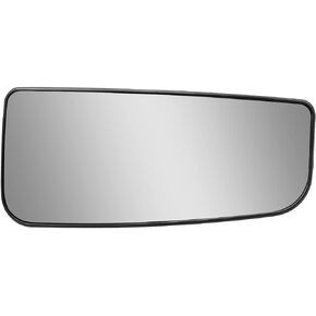 Driver Side Towing Mirror Glass Lower Fit for Ford F150 F450 F550 Truck Ford F250 F350 Super Duty 2015-2018, Heated Mirror Glass with Rear Holder Replace FL3Z17K707V FO1324138