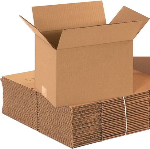 AVIDITI 12 x 8 x 8 Corrugated Cardboard Boxes, Small 12"L x 8"W x 8"H, Pack of 25 | Shipping, Packaging, Moving, Storage Box for Home or Business, Strong Wholesale Bulk Boxes in Saudi Arabia