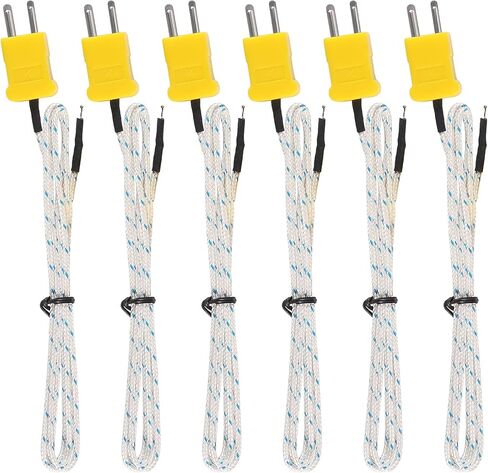 1M K نوع موصل صغير مسبار درجة الحرارة الحرارية استشعار نطاق القياس -50 ~ 700 درجة مئوية، متوافق مع TM902C/ TES1310 (6 قطع) in Kuwait